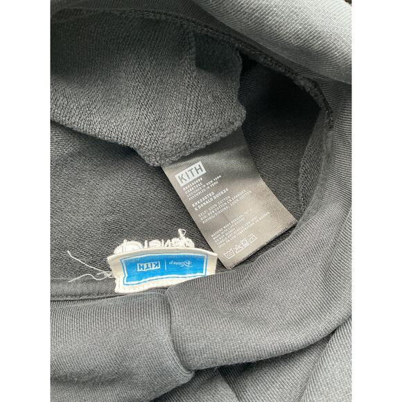 Kith Disney For Donald Duck Show Black Cotton Nelson Hoodie Size L - Picture 4 of 4